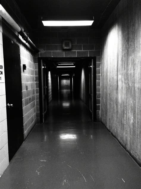 Scary School Hallway