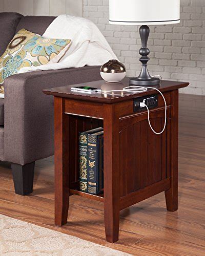 Best Chairside End Table With Usb And Power Outlet Charging Ports