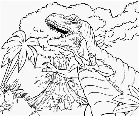 Sharkboy and lavagirl coloring activity sheet. Dinosaur-and-volcano-coloring-sheet