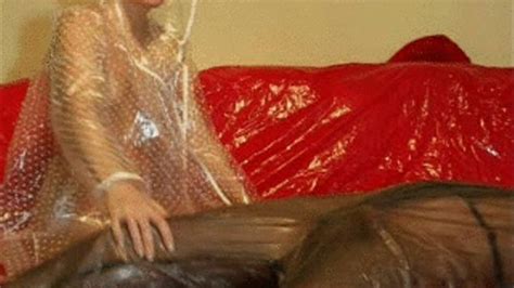 Sexy In Plastic And Pvc Sex In Pvc Raincoat With Condom Full Hd