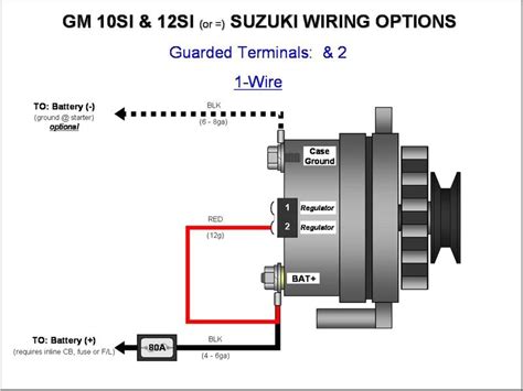 Powermaster One Wire Alternator Wiring Diagram Autocardesign