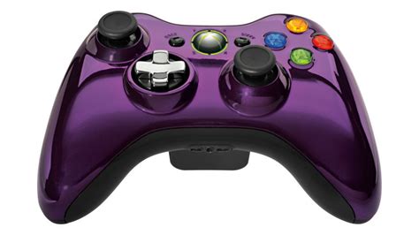 Manette Sans Fil Violet Chromé Xbox 360