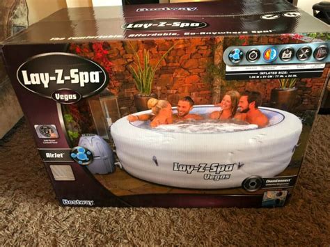 Lay Z Spa Vegas Lazy Hot Tub Inflatable Airjet Persons Brand