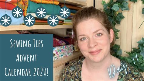 December 19th Sewing Advent Calendar Youtube