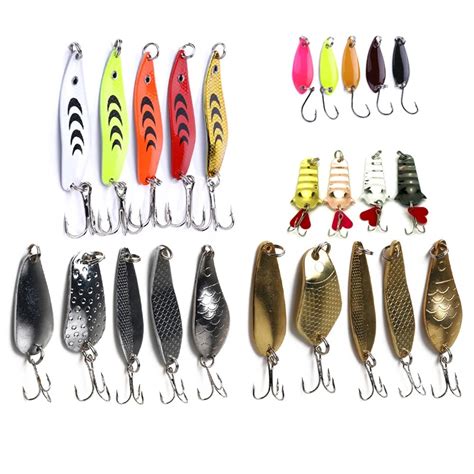 Winter Fishing Trout Spoon Lure Metal Spinner Bait Fishing Lure