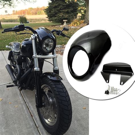 Wholesale Prices Free Shipping Worldwide Black Front Headlight Fairing