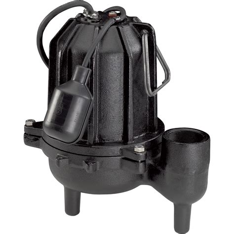 Wayne Cast Iron Sewage Pump — 2in Ports 7680 Gph 12 Hp Model