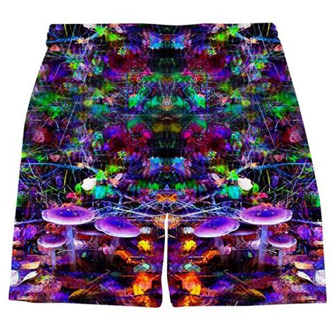 Shroomz Psychedelic All Over Graphic Print Drawstring Etsy