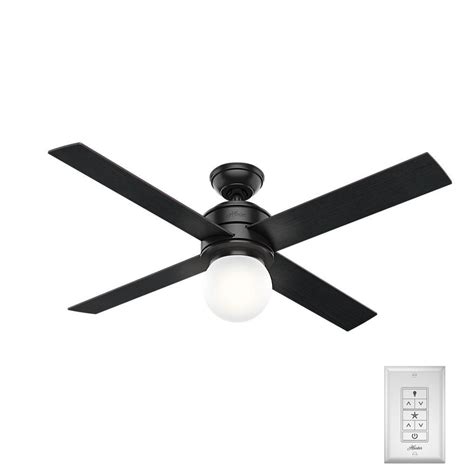 Enjoy free shipping on most stuff, even big stuff. Hunter Hepburn 52 in. LED Indoor Matte Black Ceiling Fan ...