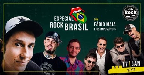 Especial Rock Brasil Fábio Maia E Os Impossíveis Dj 171 Sex Tbt Rock CafÉ Em Rio De