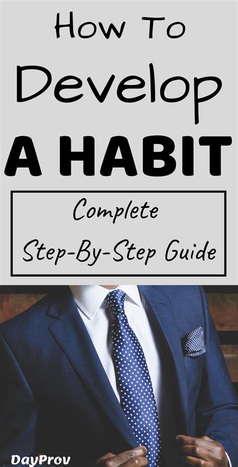 How To Develop A Habit Complete Step By Step Guide Habits Of