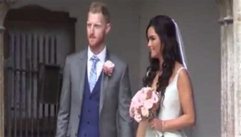 England All Rounder Ben Stokes Marries Fiancee Clare Ratcliffe Video
