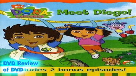 Dvd Review Of Dora The Explorer Meet Diego Youtube