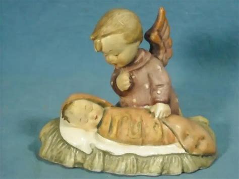 Vintage Napco Ceramic Japan Angel Angelic Sleep Angel Baby Figurine