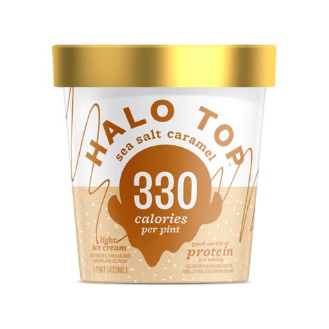 Halo Top Sea Salt Caramel Light Ice Cream Pint Reviews