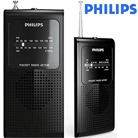 Philips Am Fm Battery Operated Portable Pocket Radio Am Fm Compact