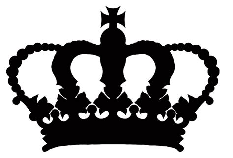 Queens Crown Vector Hd Images Queen Word With Crown Black And White