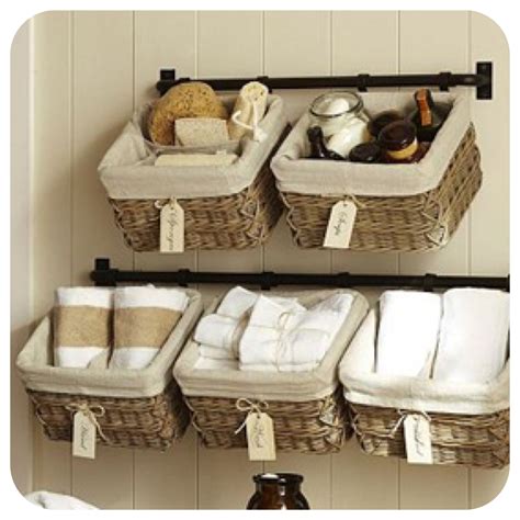 Baskets For Bathroom Organization Bathroom Towel Storage Bathroom