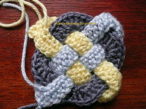 Dreadear National Crochet Month Celtic Knot Squares