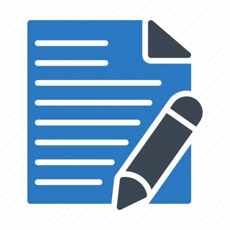 Create Document Edit File Sheet Icon Download On Iconfinder