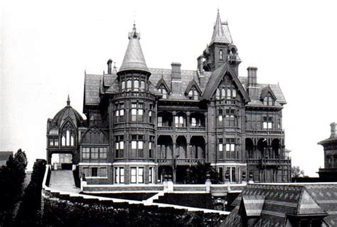 Mark Hopkins Mansion San Francisco Ca 1878 Destroyed In The Fire
