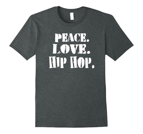 Peace Love Hip Hop Dancing Shirt White T Shirt Managatee