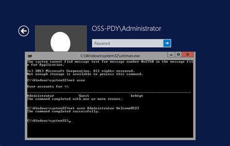 How To Reset The Administrator Password Using The Command Prompt