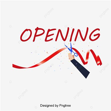 Grand Opening Ceremony, Vector Png, Grand Opening, Opening Ceremony PNG ...