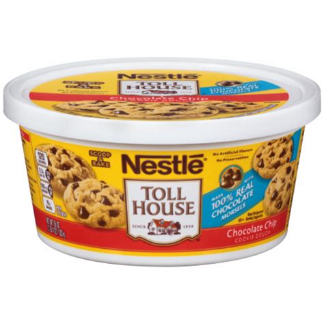 Nestle Toll House Chocolate Chip Cookie Dough Tub 40 Oz King Soopers