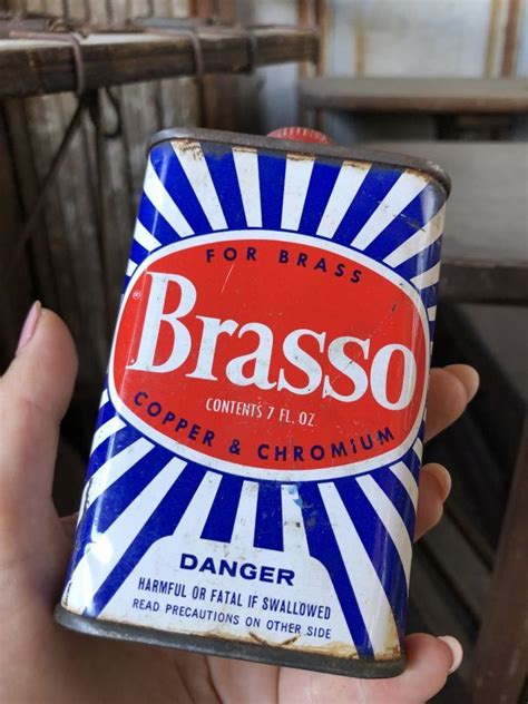 Vintage Oil Can Brasso C519 2000toys Antique Mall
