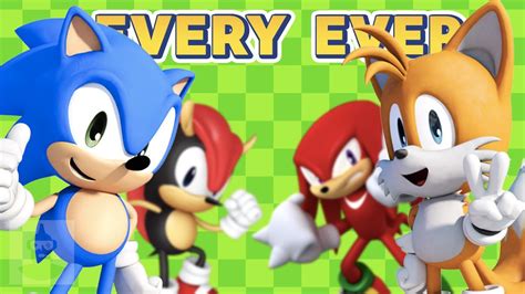 Every Sonic Character Playable Ever The Leaderboard Youtube