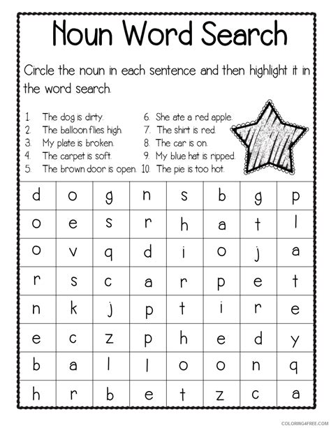 Word Search Worksheets For Grade 3 K5 Learning Printable Word Search