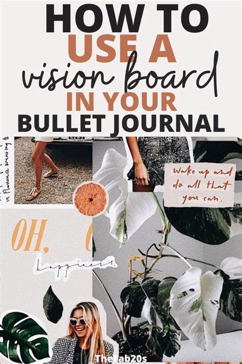 8 Vision Board Ideas To Manifest Your Dreams Thefab20s Bullet