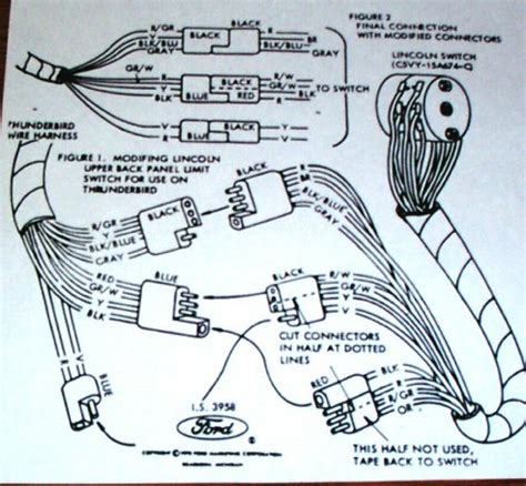 1962 Thunderbird Convertible Top Wiring Diagram - Wiring Diagram