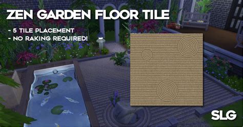 Simslvrgrl — Zen Garden Sand Floor Tile Everysim Needs The