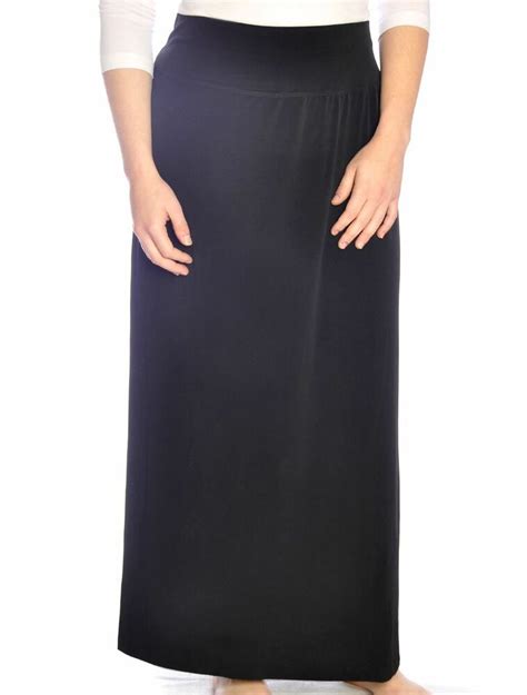 Kosher Casual Womens Modest Long Slinky Skirt Ebay