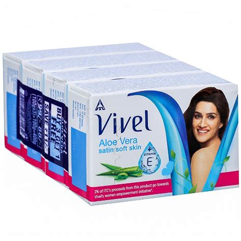 Buy Vivel Aloe Vera Satin Soft Skin Soap Buy Get Free X G