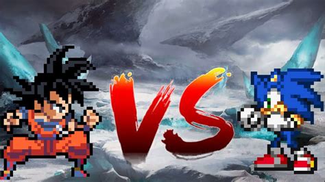 Goku Vs Sonic Batalha De Sprites Youtube