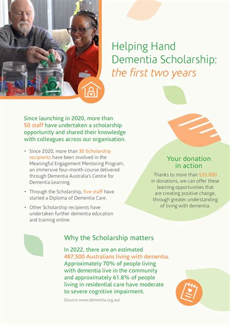 The Helping Hand Dementia Scholarship Helping Hand