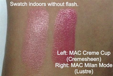MAC Cosmetics Cremesheen Lipstick Creme Cup Reviews MakeupAlley