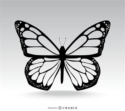 Classic Isolated Butterfly Illustration Vector Download