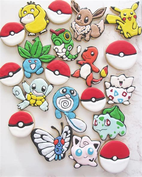 Pokémon Cookies Cherry Cake Amazing Cakes Cookies Desserts Fun