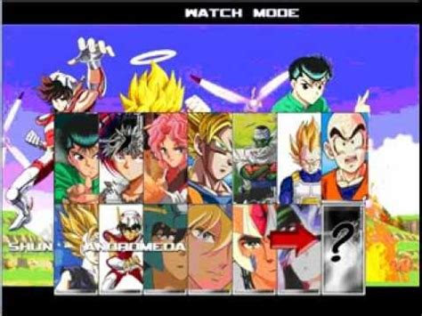 Articles, insights and ideas go here. Dragon Ball Z vs Saint Seiya vs Yu Yu Hakusho MUGEN(Pedido) - YouTube