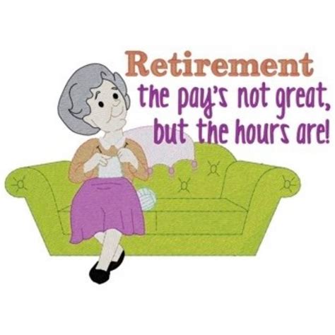 Retirement Hours Machine Embroidery Design Embroidery Library At