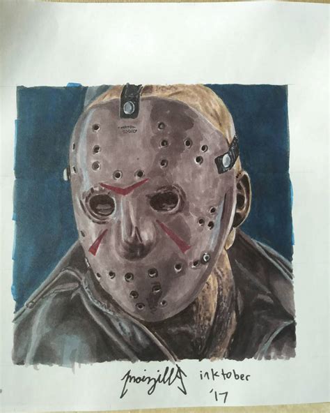 Jason Voorhees Drawing At PaintingValley Com Explore Collection Of Jason Voorhees Drawing