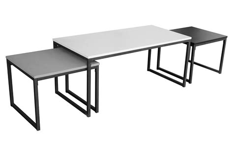 Couchtisch couchtisch sahara quadratisch modern in schwarz weiß. Couchtisch Quadratisch Schwarz