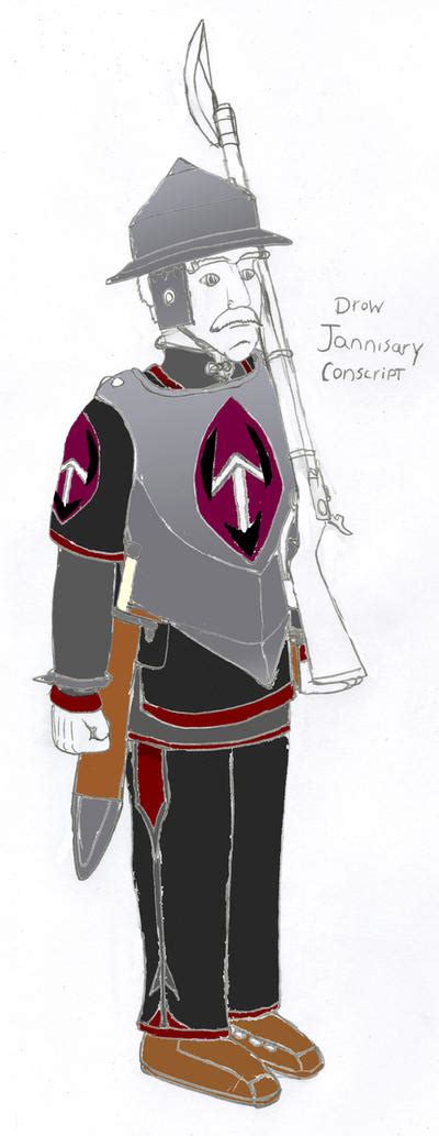 Drow Janissary Conscript By Imperator Zor On Deviantart