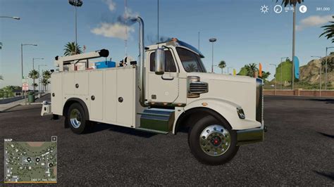 Freightliner Service Truck V10 Mod Farming Simulator 2022 19 Mod