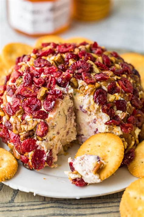 Christmas Cheese Ball Recipe With Orange And Cranberry The Cookie Rookie