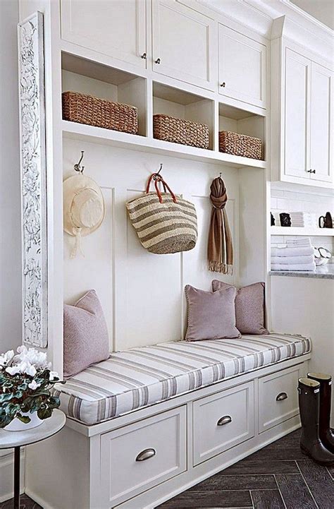 24 Diy Entryway Shoe Storage Bench Homybuzz Small Laundry Rooms